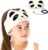 CozyPhones Over The Ear Headband Headphones – Kids Headphones Volume Limited with Thin Speakers & Super Soft Fleece Headband – Ivory Panda